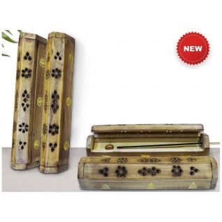 Incensario CAJA madera 4 diseños